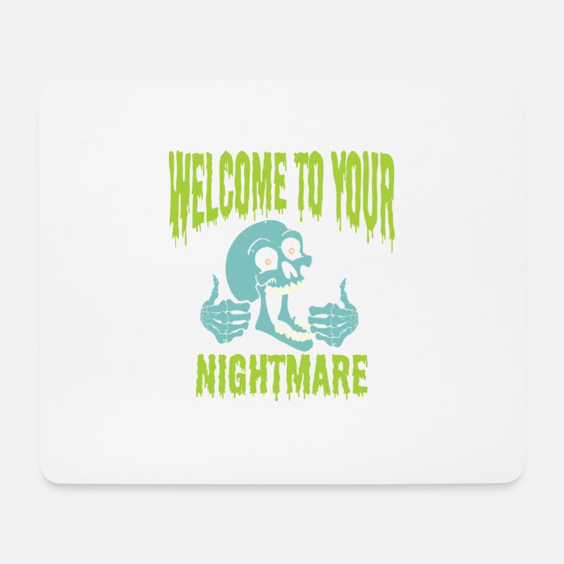 Halloween, das ist dein Albtraum - Mousepad (Querformat) - Weiß