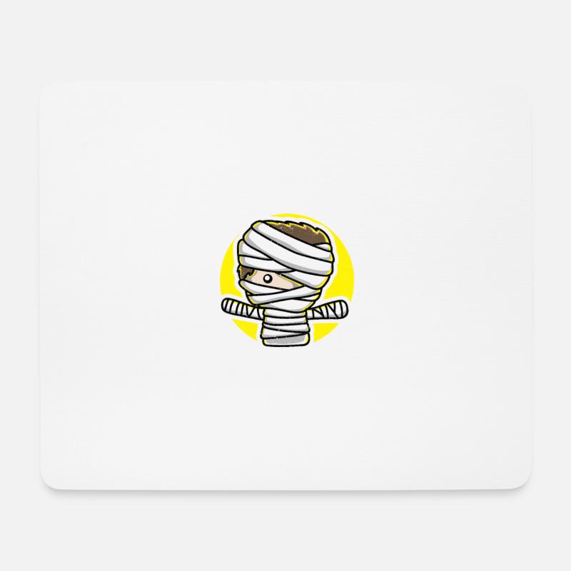 Muttersöhnchen Mamas Junge Mumie Gips - Mousepad (Querformat) - Weiß