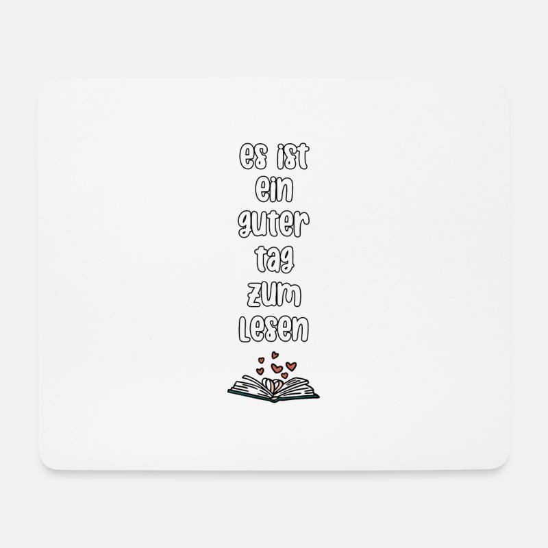 Buch Bücher Bibliothek Leser Büchersammler Spruch - Mousepad (Querformat) - Weiß