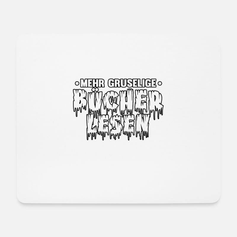 Buch Bücher Bibliothek Leser Büchersammler Spruch - Mousepad (Querformat) - Weiß
