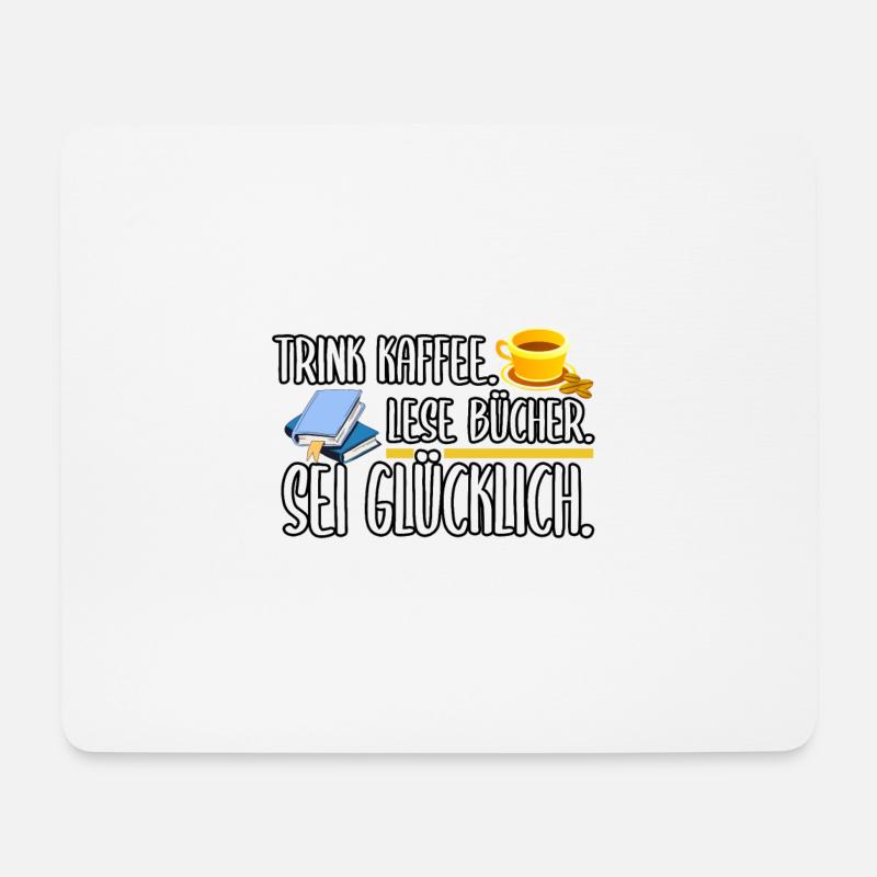 Buch Bücher Bibliothek Leser Büchersammler Spruch - Mousepad (Querformat) - Weiß