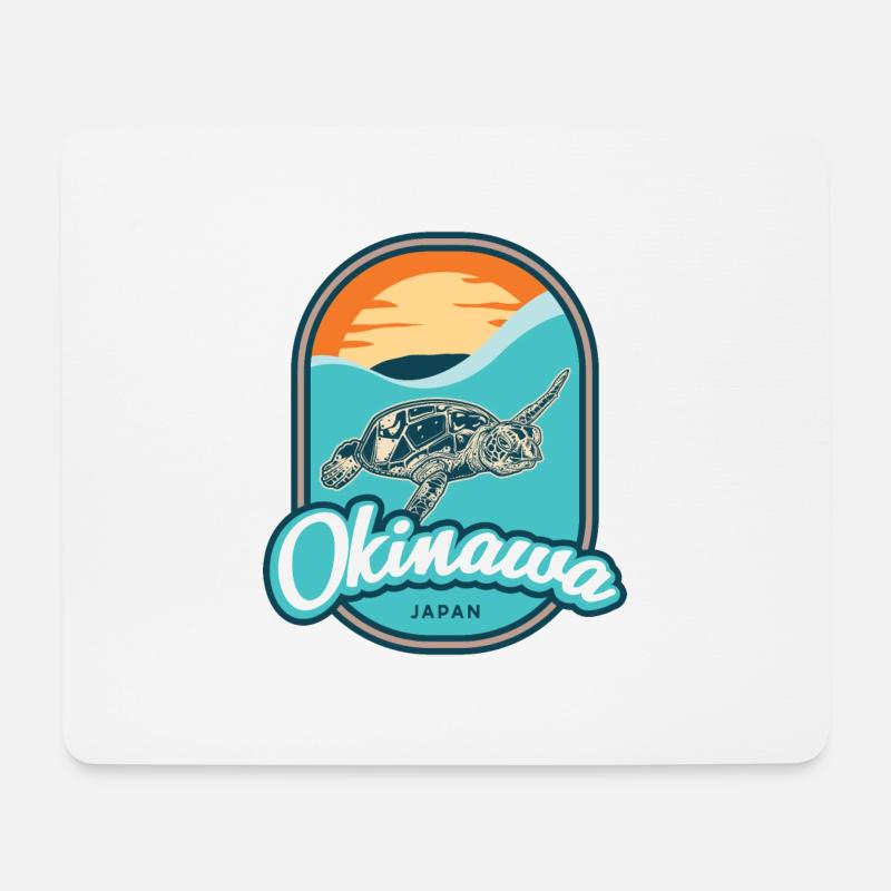 Okinawa – Japan - Mousepad (Querformat) - Weiß