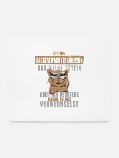 Bäckereifachverkäuferin Geschenk Beruf Designs für - Mousepad (Querformat) - Weiß