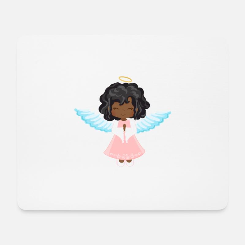 Christ Child Afro-German African American Black - Mouse Pad (horizontal) - white
