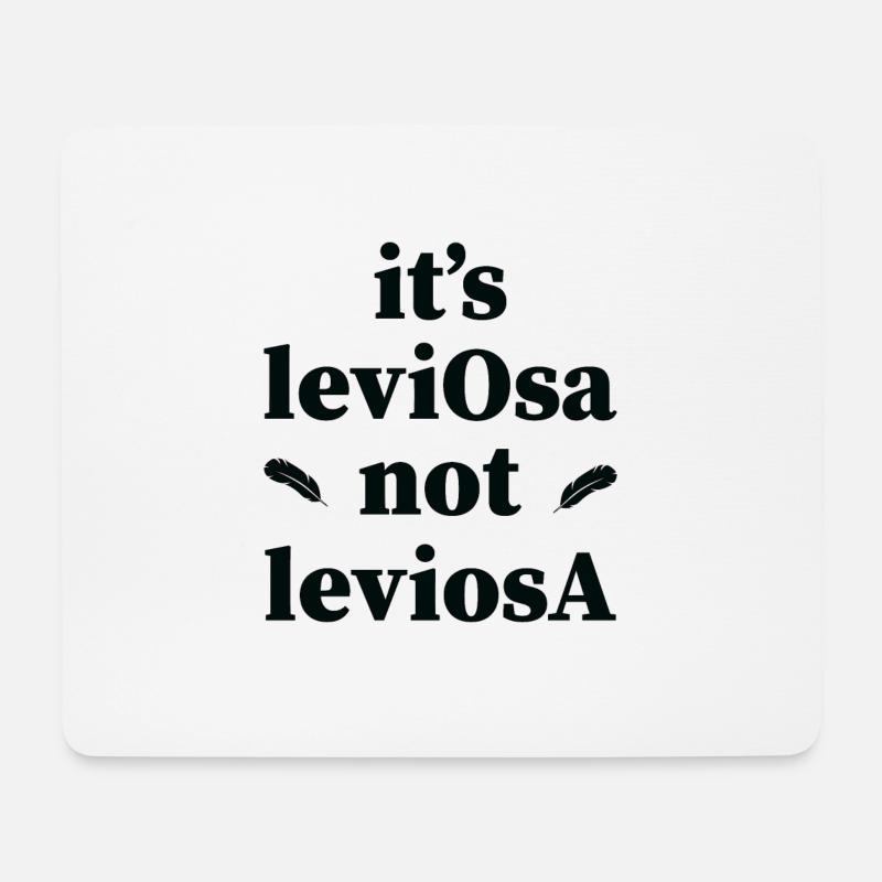 Magischer Zauberspruch - Es Ist Leviosa, Nicht - Mousepad (Querformat) - Weiß
