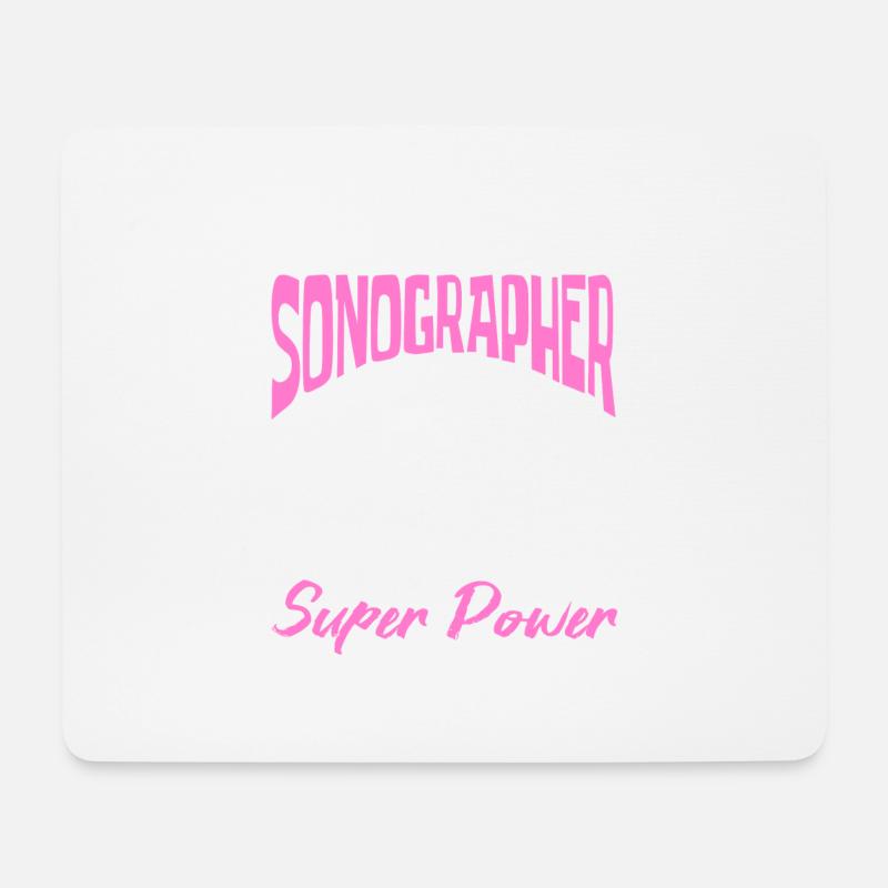 Ich Bin Ein Sonograph - Mousepad (Querformat) - Weiß