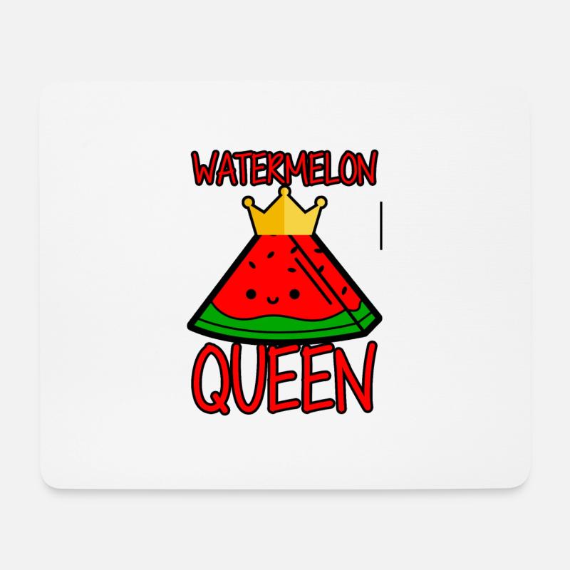 Watermelon Queen 2 - Mouse Pad (horizontal) - white