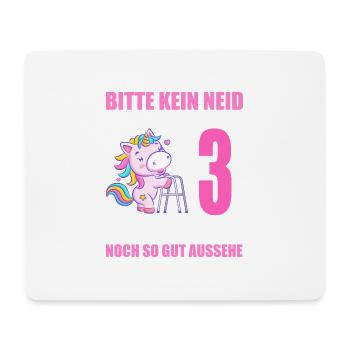 3 Jahre verheiratet lustig 3. Hochzeitstag - Mousepad (Querformat) - Weiß - Vorne