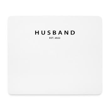 Husband est. 2022 Lwedding Husband Man - Mousepad (Querformat) - Weiß - Vorne