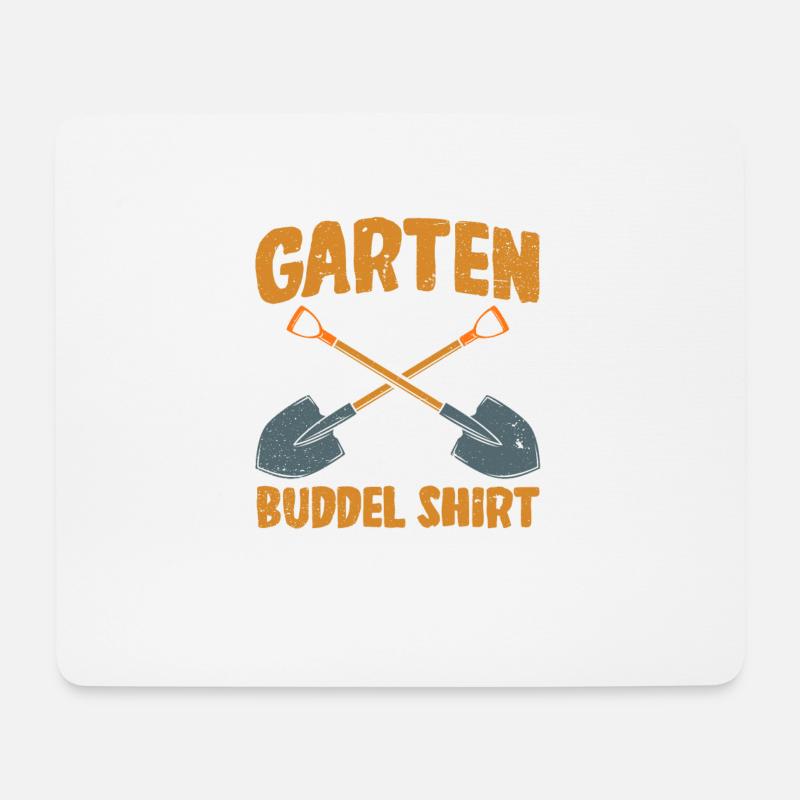 Garten Buddel Shirt Gärtner Hobbygärtnerin - Mousepad (Querformat) - Weiß