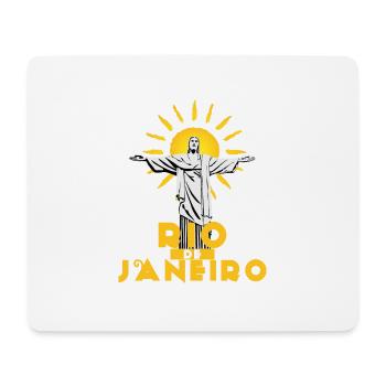 Cristo Redentor Rio - Tapis de souris (format paysage) - blanc - Devant