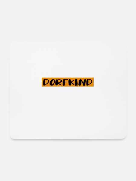 Leg Dich niemals mit einem Dorfkind an... - Mousepad (Querformat) - Weiß