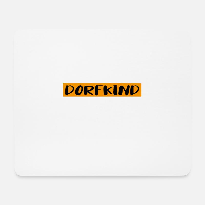 Leg Dich niemals mit einem Dorfkind an... - Mousepad (Querformat) - Weiß