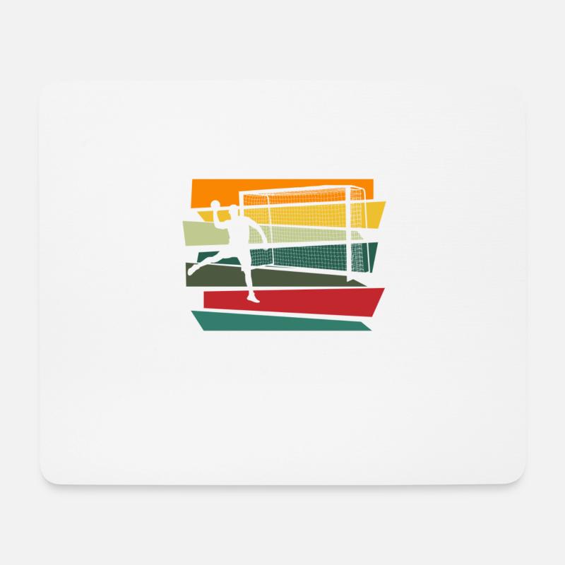 Handball Handballer Handballspieler Trainer - Mousepad (Querformat) - Weiß