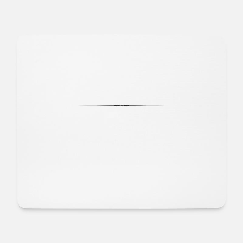 Linie Unterstrich Selbst Gestalten Geschenk - Mousepad (Querformat) - Weiß