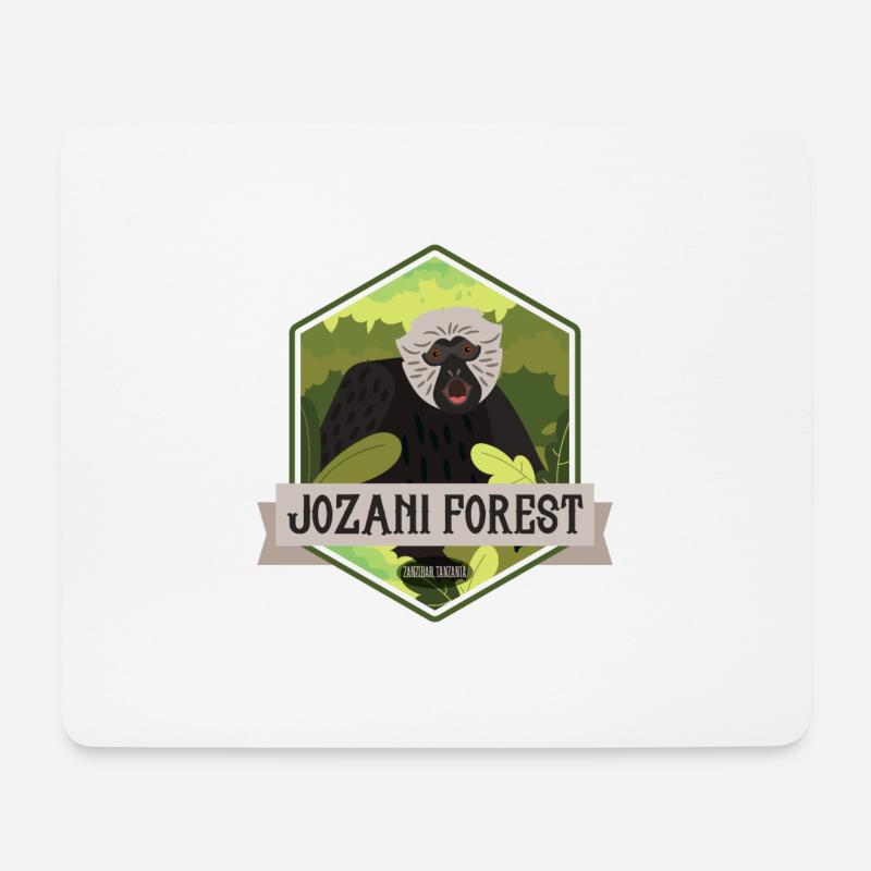 Jozani Forest - Zanzibar, Tansania - Mousepad (Querformat) - Weiß