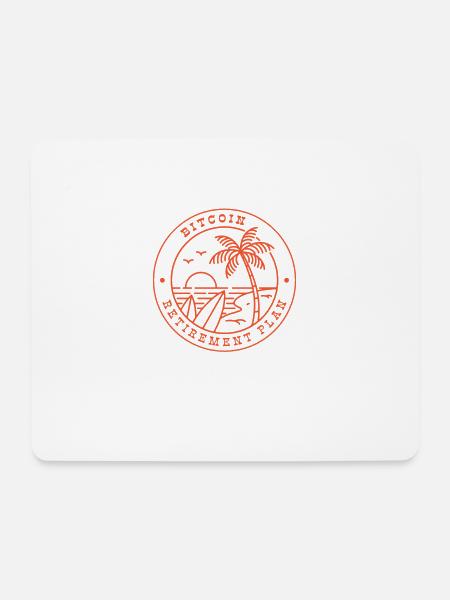 Crypto My Retirement Plan, Lustiges Investieren - Mousepad (Querformat) - Weiß