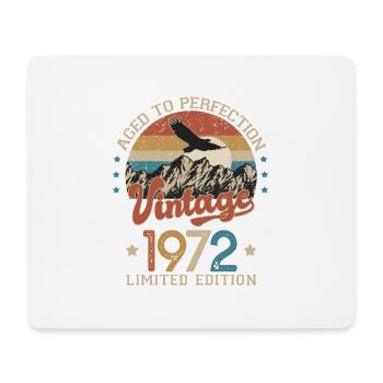 1972 Humour anniversaire 52 ans âge perfection - Tapis de souris (format paysage) - blanc - Devant