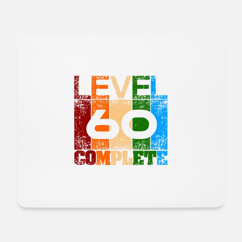 Finally I'm 60 - Mouse Pad (horizontal) - white