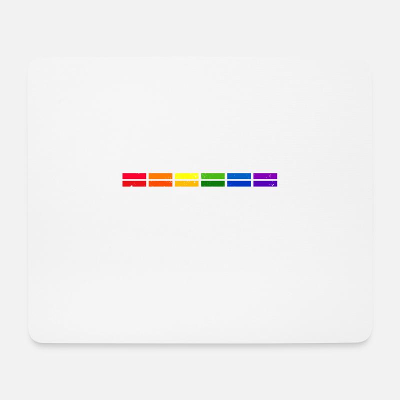 Ally LGBT Pride Month Gay Bi Trans - Mousepad (Querformat) - Weiß