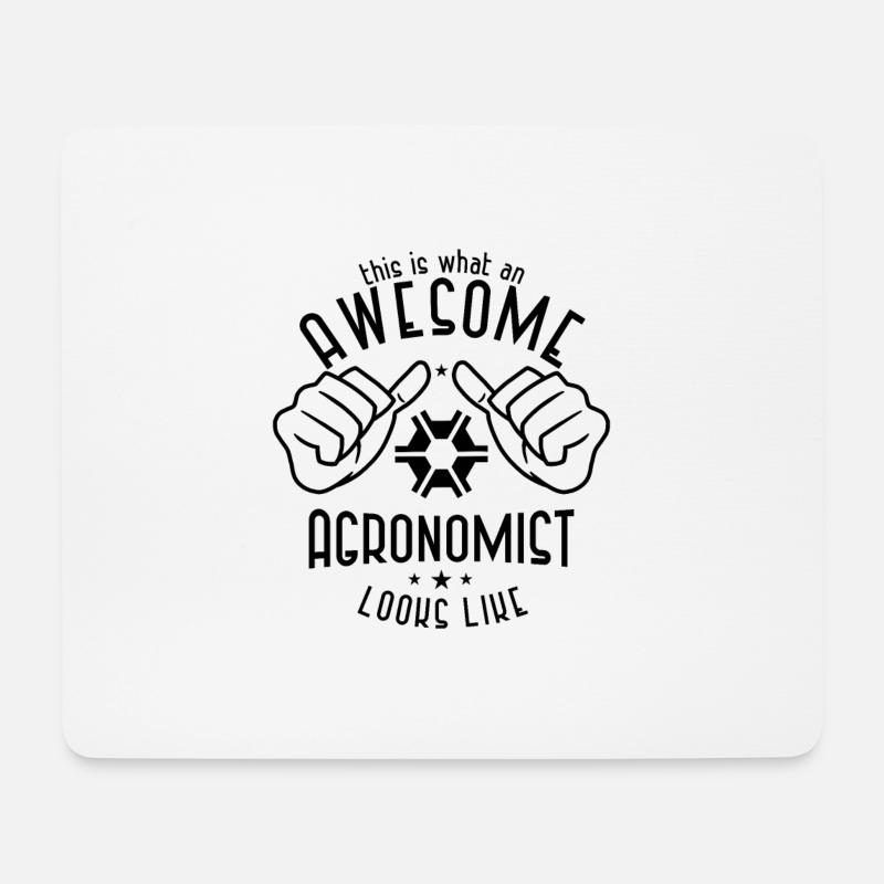 Agricultural Engineering - Mouse Pad (horizontal) - white