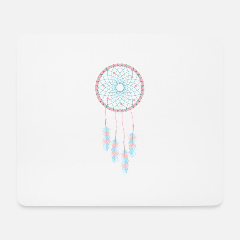 Dreamcatcher Traumfänger Mode für Damen - Mousepad (Querformat) - Weiß