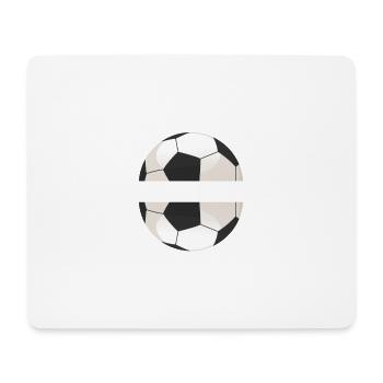 J'peux pas j'ai soccer - Tapis de souris (format paysage) - blanc - Devant
