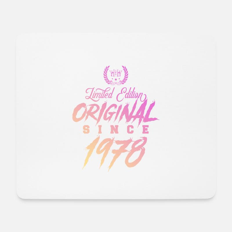 1978 limited edition Original - Mousepad (Querformat) - Weiß