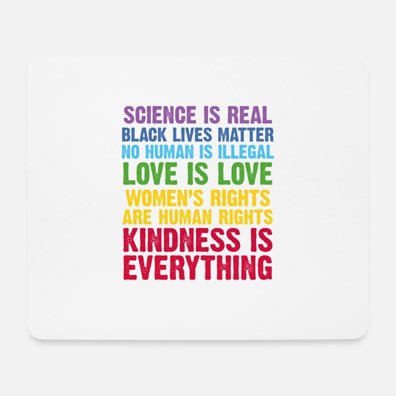 Equality for All Quote - Mouse Pad (horizontal) - white