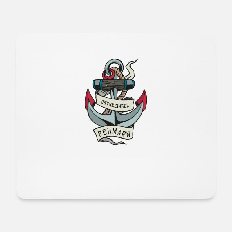 Insel Fehmarn I Sonneninsel Ostsee Ostholstein - Mousepad (Querformat) - Weiß