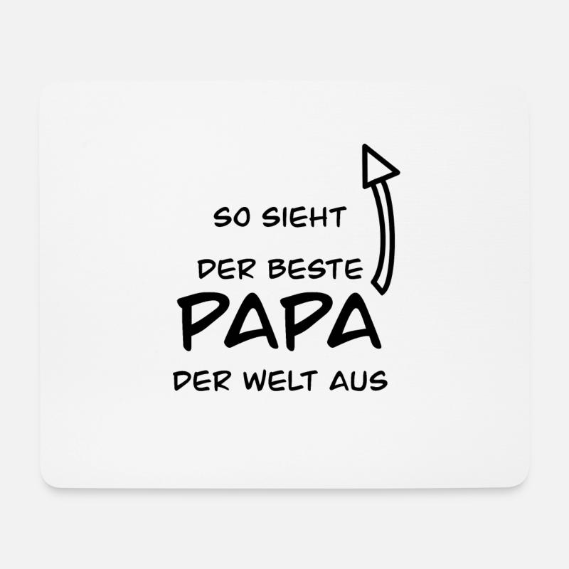 best dad - Mouse Pad (horizontal) - white