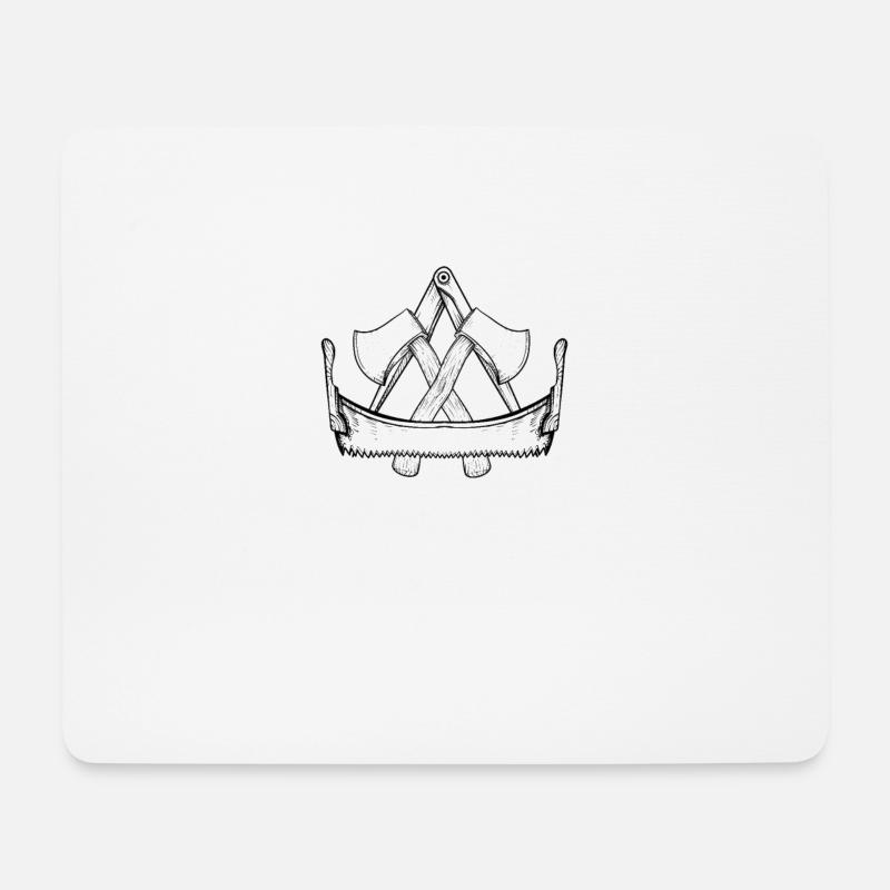 Zimmermann I Zunft Wappen Wanderschaft Motiv für - Mousepad (Querformat) - Weiß