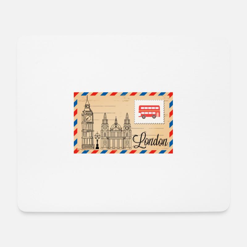 London - Mouse Pad (horizontal) - white