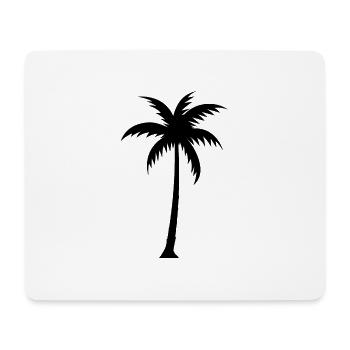 Palmen - Mousepad (Querformat) - Weiß - Vorne