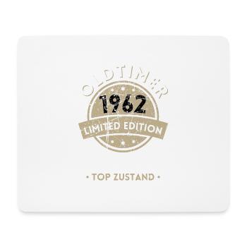 60 Jahre Oldtimer 1962 Jahrgang Geburtstag - Mousepad (Querformat) - Weiß - Vorne