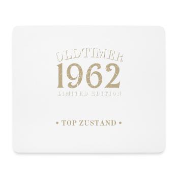 60 Jahre Oldtimer 1962 Jahrgang Geburtstag - Mousepad (Querformat) - Weiß - Vorne
