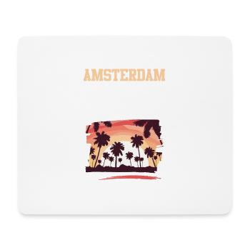 Amsterdam 2022 - Mouse Pad (horizontal) - white - Front