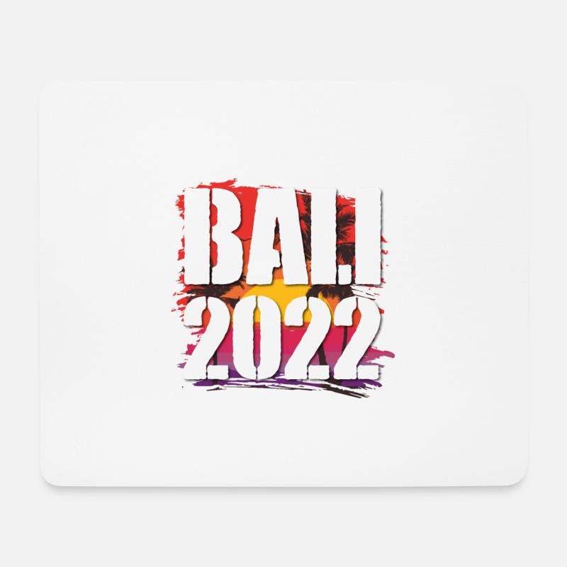 Bali 2022 - Mousepad (Querformat) - Weiß