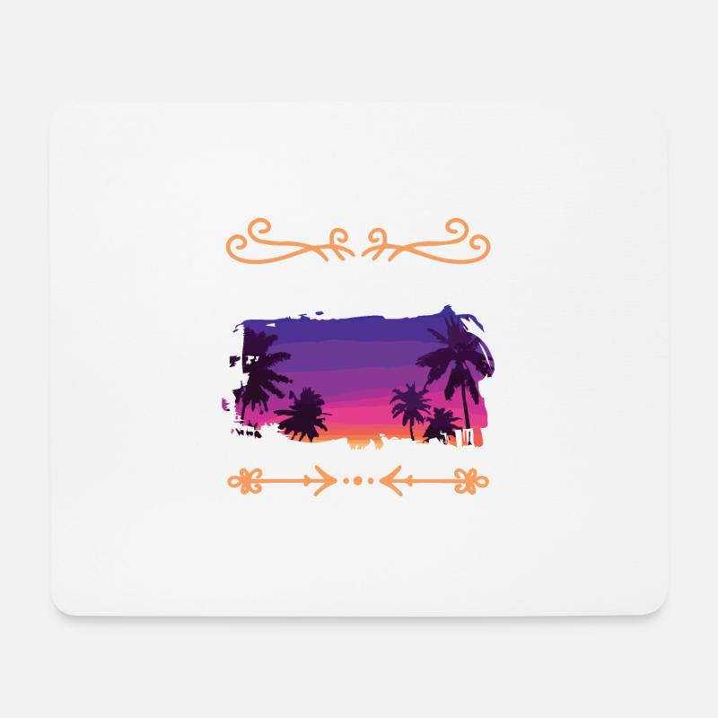 Barcelona - Mousepad (Querformat) - Weiß