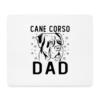 Cane Corso Papa - Tapis de souris (format paysage) - blanc - Devant