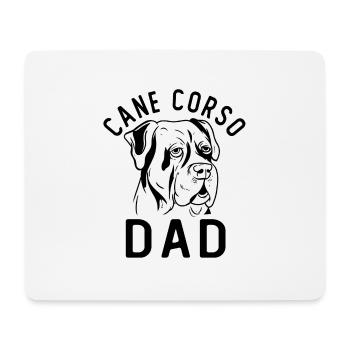 Cane Corso Papa - Tapis de souris (format paysage) - blanc - Devant