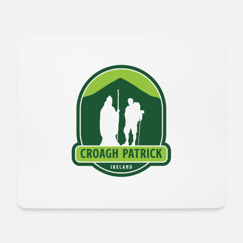 Croagh Patrick - Ireland - Mouse Pad (horizontal) - white