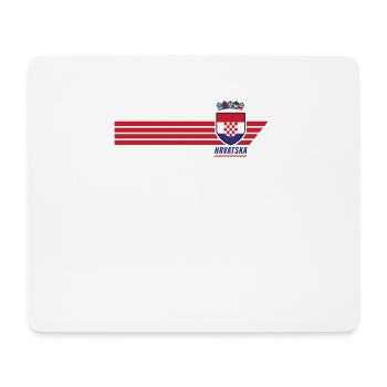 Croatia Hrvatska Patriotism Football Fan Jersey - Mouse Pad (horizontal) - white - Front