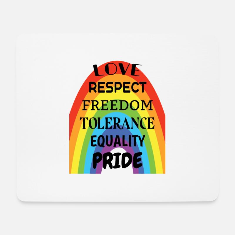 LGBTQ - Mouse Pad (horizontal) - white