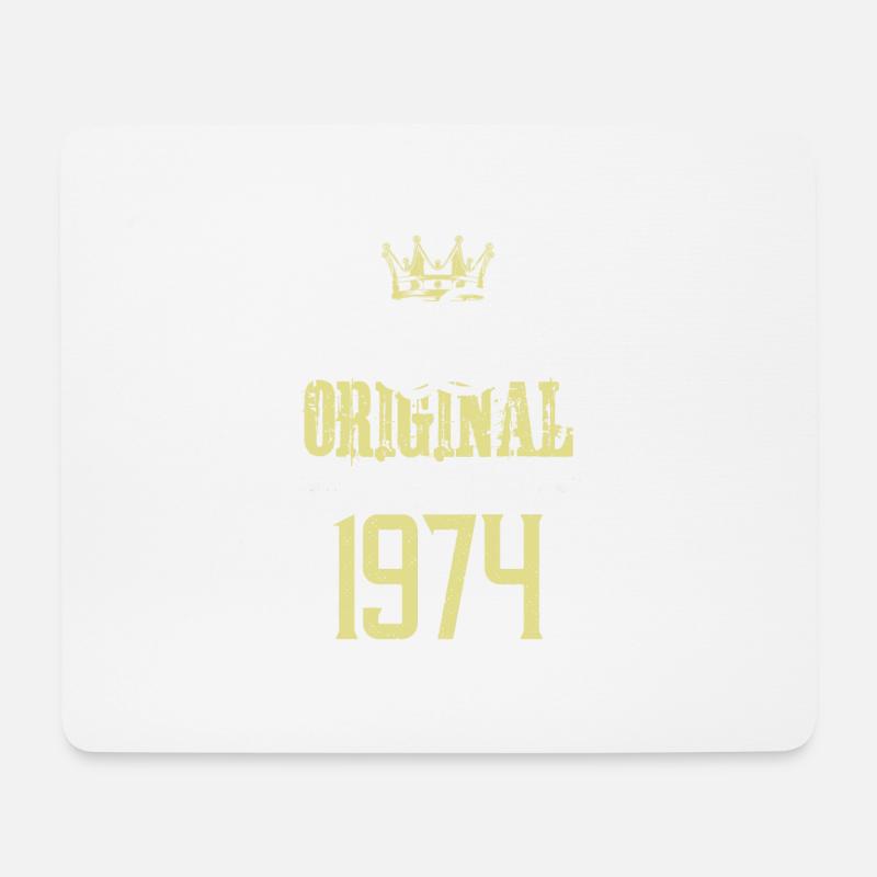 1974 limited edition - Mousepad (Querformat) - Weiß