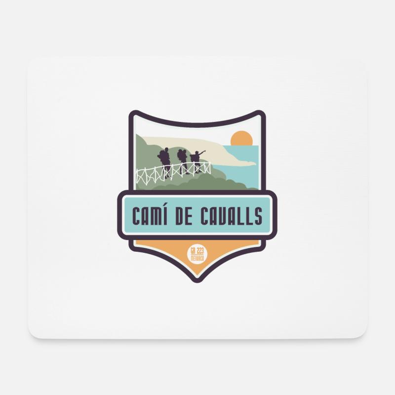 Cami de Cavalls - GR 223, Menorca - Mousepad (Querformat) - Weiß