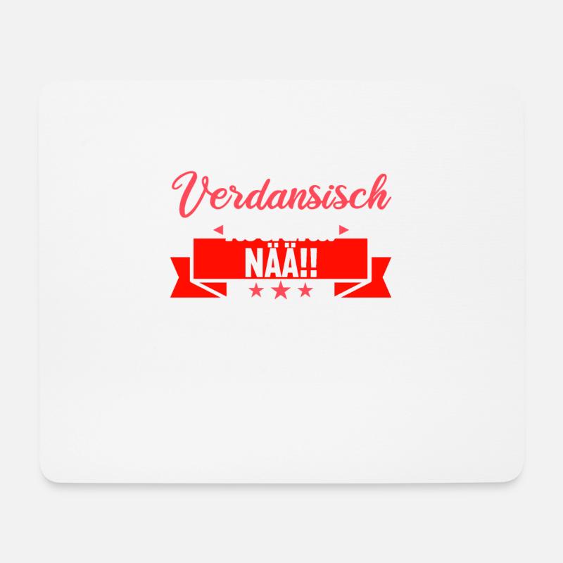 Sächsischer Dialekt Sachsen Sächsische Sprüche - Mousepad (Querformat) - Weiß