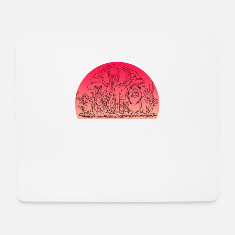Africa Expert - Mousepad (Querformat) - Weiß