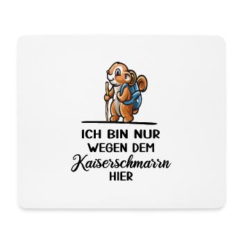 bergwandern kaiserschmarrn alpin via ferrata - Mousepad (Querformat) - Weiß - Vorne