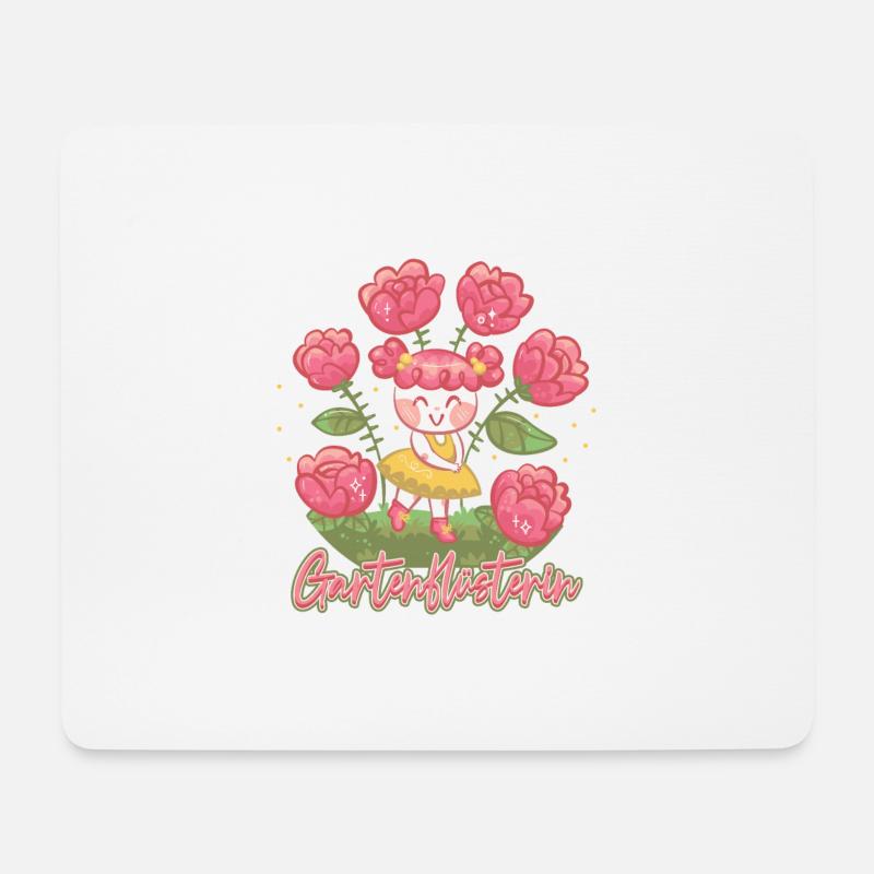 Gartenflüsterer Gartenflüsterin Garten Gärtner - Mousepad (Querformat) - Weiß